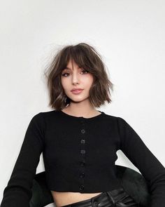 Long French Bob, Long Bob With Bangs, Κούρεμα Bob, Shot Hair, Chin Length Hair, Trendy Hairstyle, Bob With Bangs