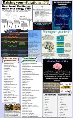 Raising your vibration quotes (part 2), about sound healing frequencies, rewiring the brain & things that raise and lower your vibration What Lowers Your Vibration, Raise Frequency Consciousness, Mood Frequency Chart, How To Raise Vibrational Frequency, Higher Frequency Consciousness, Frequency And Vibration, High Frequency Activities, How To Change Frequency, 999 Hz Frequency