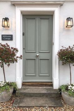 Modern outdoor wall lanterns by Astro Home Oak Interior Design, Park And Oak, Front Door Inspiration, Front Door Lighting, Oak Interior, Door Paint Colors, Door Inspiration, Period Property