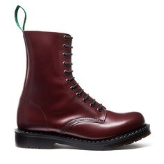 Classic 11 Eye Derby Boot in Oxblood Solovair Boots, Quidditch World Cup, Witch Shoes, Brogue Boots, Vegan Boots, Shoe Last, Boots Uk, Brogue Shoes, Red Wing