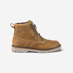 Severson Moc Toe Boots | Eddie Bauer Moc Toe Boots, Toe Boots, Eddie Bauer, Moccasins, Wedge Boot, Hiking Boots, North America, Color Options, Shoes Mens