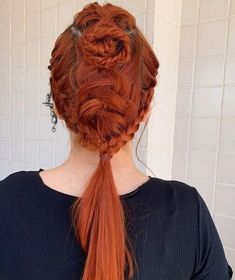 Viking Hairstyles For Women, Medium Hair Braids, Look Confident, Half Updo Hairstyles, Mohawk Styles, Chunky Braids