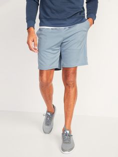 Casual Jogging Athletic Shorts With 4-way Stretch, Casual Training Shorts With 5-inch Inseam, Gray Moisture-wicking Athletic Shorts With Relaxed Fit, Relaxed Fit Gray Athletic Shorts With Moisture-wicking, Casual Gray Athletic Shorts For Training, Casual Breathable Gray Athletic Shorts, Casual 5-inch Inseam Athletic Shorts For Training, Casual Gray Athletic Fit Shorts, Casual Athletic Shorts For Workout With 5-inch Inseam