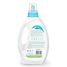 a bottle of laundry liquid on a white background