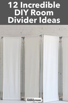 the diy room divider ideas are easy to make