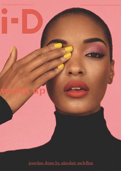 It's Nice That : Rosanna Webster adds whimsy and flair to favourite magazine covers Alasdair Mclellan, Anja Rubik, Manicure Y Pedicure, Brown Skin, Beauty Trends, Black Is Beautiful, Lip Colors