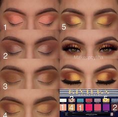 Abh Palette, Anastasia Palette, Anastasia Makeup, Huda Beauty Lip, Eye Shadow Looks, Contour Makeup Tutorial, Tutorial Eyeshadow, Eye Makeup Tutorials