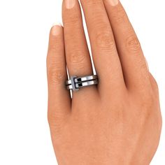 Introducing the Connected Rings, Link Stacker No. 7, connected stacking rings, these square silver bands are adorned with a stunning connector. Versatile and chic, it adds a touch of sophistication to any outfit. Connected Rings: (1) Link Connector, Round Colorless Moissanite or upgrade to Lab Grown Diamonds, GH Color, SI1 Clarity. .15 carat total weight. Connected Rings Sizing, Order your normal size. *The ring is custom made just for you in your ring size and metal preference. Connected Rings, Silver Bands, Mens Gemstone Rings, Rings Mens Wedding Bands, Moissanite Necklace, Forever One Moissanite, Dream Engagement, Moissanite Earrings, Dream Engagement Rings