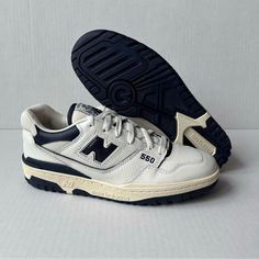 New Balance 550 Aime Leon Dore White Navy Blue Size 9 Men's / 10.5 Women's Brand New Never Worn, No Box 100% Authentic From New Balance Ships Same/Next Day New Balance Navy Round Toe Sneakers, Navy New Balance Sneakers With Round Toe, Classic New Balance Skate Shoes With Round Toe, Blue New Balance Custom Sneakers With Round Toe, Custom Blue New Balance Sneakers, Classic Blue Sneakers With Removable Insole, 550 Aime Leon Dore, Photographie Indie, Leon Dore