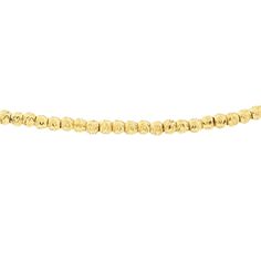 Add a timeless touch to your outfit with a bolo bracelet. Dainty and feminine, this diamond-cut beaded bolo bracelet will become a must-have! Length: 9.50 Inches Millimeter: 1.40 Gauge: 030 Closure: Bolo Clasp Formal Bracelets With Gold Beads, Adjustable Gold Beads Bracelet For Formal Occasions, Adjustable Yellow Gold Single Strand Bracelet, Yellow Gold Beaded Bracelets With Adjustable Chain, Adjustable Single Strand Yellow Gold Bracelet, Formal Adjustable Single Strand Beaded Bracelets, Adjustable Single Strand Bracelet For Formal Occasions, Adjustable Single Strand Beaded Bracelet For Formal, Adjustable Hand-strung Yellow Gold Necklace