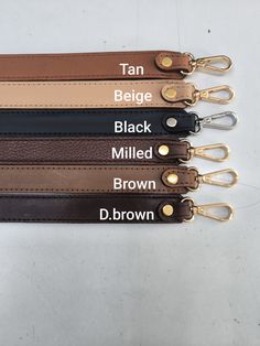 Replacement leather bag handles.  Genuine leather handmade shoulder bag straps. Made from full-grain cow leather, finished, and sealed at the edges, that replacement handle for bags, is superior, for classy elegant shoulder bags. Professional worked leather handle straps with filler inside for support, ensuring perfect stability. The filler will keep the leather firm and compact, non-elastic.  Top-quality leather straps are unique products offered exclusively for our clients. For repair bag work Brown Shoulder Bag With Detachable Strap, Rectangular Leather Bag Strap With Leather Handles, Rectangular Leather Bag Strap With Handles, Brown Crossbody Bag Strap With Adjustable Handle, Brown Adjustable Crossbody Bag Strap, Brown Detachable Shoulder Strap For Daily Use, Brown Adjustable Shoulder Strap For Everyday Use, Leather Bag Strap For Travel, Long Brown Bag Strap For Travel