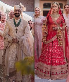 Sabyasachi Groom Collection, Bride Groom Dresses Indian, Indian Bride And Groom Outfits Matching Red, Bride Groom Dress Indian, Mrg Couple Photography, Indian Groom Dress For Wedding, Red Lehenga And Groom, Indian Sherwani Wedding, Sherwani Groom With Red Lehenga