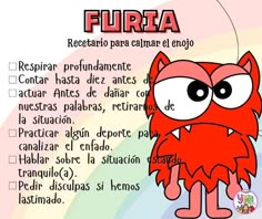 an animal that is in spanish with the caption'fura'on it