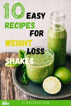 10 quick and easy recipes for weight loss shakes and smoothies. These meal replacement shakes will help with fat burning and your weight loss goals Best Meal Replacement, Best Meal Replacement Shakes, Meal Replacement Shakes, Shake Recipes, Filling Recipes, Meal Replacement, Healthy Meal Prep, Diet And Nutrition, Easy Homemade