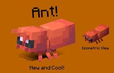 an image of some animals that are made out of pixeles and texting it