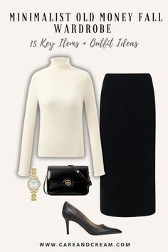 Looking to nail the old money fall aesthetic? Check out our guide with 15 key items for the perfect old money fall capsule wardrobe. Discover fall wardrobe essentials and chic outfit ideas fall for a quiet luxury look. Create timeless old money fall outfits effortlessly this season! Old Money Fall Aesthetic, Old Money Fall, Fall Clothing Essentials, Business Casual Fall, Plain White Shirt, Money Outfit, Chic Wardrobe, Fall Wardrobe Essentials, Travel Clothes