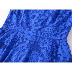 Blue Sleeveless High Low Halter Lace Party Dress Lace Party Dress, Party Dress Women, Lace Party Dresses, Dresses Evening, Women Dresses, High & Low, High Low, Evening Dresses, Party Dress