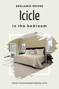 Icicle 2142-70 for the Bedroom by Benjamin Moore Modern Gray Sherwin Williams, Modern Grey Bedroom, Worldly Gray, Sherwin Williams Gray, Contemporary Design Style, Natural Wood Furniture, Agreeable Gray, Favorite Paint Colors