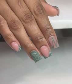 Short Nail Set, Colored Acrylic Nails, French Tip Acrylic Nails, Her Nails, Work Nails, Classy Acrylic Nails, Long Acrylic Nails Coffin, Acrylic Nails Coffin Pink