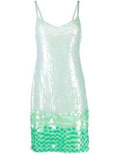 P.A.R.O.S.H. Gigi Sequinned Minidress - Farfetch Summer Embellished Sequin Dress With Spaghetti Straps, Summer Sequin Dress With Sweetheart Neckline, Sequin Dress With Straight Neckline For Evening In Summer, Green Sequin Dress With Contrast Sequin For Spring, Green Embellished Sequin Mini Dress, Fitted Sequin Dress With Spaghetti Straps For Summer, Spring Green Sequin Dress With Contrast Sequins, Summer Sequin Dress With Sweetheart Neckline And Contrast Sequins, Spring Fitted Sequin Dress With Spaghetti Straps