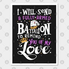 i will send a fully - armed bataann to remind you of my love