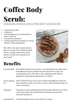 Homemade Body Care, Homemade Body Butter, Body Scrub Recipe, Sugar Scrub Homemade, Bath Recipes, Coffee Body Scrub