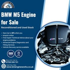 Boost your BMW M5's performance with our reconditioned and used engines. Get up to 40% off and expert engine services now!

Contact us at: 01708 556 721

#BMW #bmwengines #bmw5series #bmw5seriesengines  #bmwM5usedengines #bmwM5reconditionedengines #bmwM5 #bmwM5engines Bmw X7, Bmw M6, Torque Converter, Bmw M4