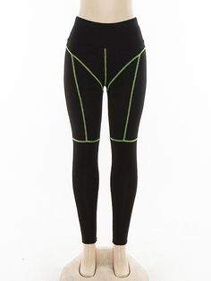 Sku CY-!29694 Material Polyester Style Leggings Feature Breathable Occasion Sports Seasons Spring , Summer , Autumn Type Yoga Bottoms Color FLUORESCENT GREEN,BLACK Size S,M,L Size chart: Please consult the size chart we provide for this item's measurements to help you decide which size to buy. Please note: There may be 1-3cm differ due to manual measurement. CMINCH Waist Hips Length S 64-70 76-88 91 M 68-74 80-92 93 L 72-78 84-96 95 Green Tight Yoga Bottoms, Green Stretchy Leggings For Athleisure, Green Tight Elastane Yoga Pants, Green Stretch Athleisure Leggings, Tight Green Elastane Yoga Pants, Fitted Green Gym Pants, Green Micro-elastic Elastane Leggings, Green Stretch Activewear, Athleisure Leggings For Training With Elastic Fit