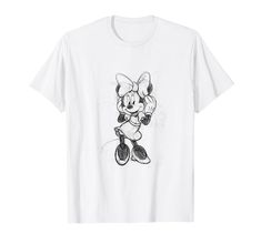 PRICES MAY VARY. Officially Licensed Disney Minnie Mouse Apparel for Men - Women - Boys and Girls; Minnie Mouse T-Shirts; Classic T-Shirts; Girly T-Shirts; Sassy T-Shirts; Confident T-Shirts; Cute T-Shirts; Pretty T-Shirts; 22DNMI00211B-001 Lightweight, Classic fit, Double-needle sleeve and bottom hem Disney Minnie Mouse Short Sleeve T-shirt, Minnie Mouse Graphic Tee Short Sleeve, White Minnie Mouse Graphic Tee, Black Minnie Mouse T-shirt Short Sleeve, Black Minnie Mouse Short Sleeve T-shirt, T Shirts Cute, Minnie Mouse Outfits, Cute T Shirts, Body Black