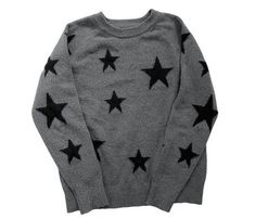 Punk Sweater, Aesthetic Star, Sweater Y2k, Grunge 2000s, Star Clothing, Clothes Vintage, Star Sweater, Y2k Clothes