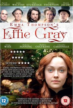 the movie poster for effiee gray