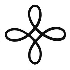 a black and white image of the symbol for an individual's heart, with two intersecting