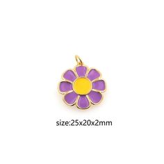 💕18K Gold Filled Daisy Pendant,Enamel Flower Charm Earrings Necklace for DIY Jewelry Making Supply💕 💕Size:25x20x2mm 💕Safety Product Standards All products are using safe materials and comply with CPSIA and EU standards. Lead Free & Cadmium Free & Nickel Free 💕Usage Jewelry making component. For bracelet, necklace, or other crafts. Please contact us and we will revert you creative ideas for making it into finished product. 💕Excellent gift: wife, girlfriend, sister, daughter, mom, mother, bridesmaid, and friends for graduation, birthday, Mother's Day, Christmas, Valentines Day, wedding anniversary, and more! Yellow Enamel Flower Shaped Jewelry, Yellow Flower-shaped Enamel Jewelry, Daisy Pendant, Enamel Flower, Enamel Jewelry, Bijoux Diy, Flower Charm, Bracelet Necklace, Diy Jewelry Making