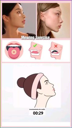 #face #faceexercises #mewing #reducefacefat #fatburn #fatburningsmoothies Strobing Makeup, Fat Burning Exercises, Tighten Facial Skin, Massage Face, Exercises For Women, Lifting Workouts, Makeup Hacks Tutorials