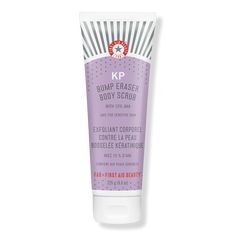 KP Bump Eraser Body Scrub with 10% AHA - First Aid Beauty | Ulta Beauty Bump Eraser Body Scrub, Kp Bump Eraser, Bump Eraser, Best Exfoliators, Best Body Scrub, Scrub Corpo, Keratosis Pilaris, Exfoliating Body Scrub, Chicken Skin