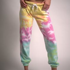 Pink And Yellow Tie Dye Color Tie Dye Women's Joggers Pants ,Suitable For Yoga, Jogging, Running, Gym, Lounge Around The House Or Casual Wear. Joggers Are Super Soft And Has Drawstring. Provides Exceptional Quality Value & Style & Are Available In 7 Colors: Yellow And Green; Pink And Light Yellow ; Hot Pink And Grey; Grey And White; Yellow And Grey; Pink And Light Grey; Light Blue And White. 100% Cotton, Machine Washable. Multicolor Cotton Joggers With Elastic Waistband, Multicolor Cotton Sweatpants With Elastic Waistband, Multicolor Relaxed Fit Sweatpants, Summer Loungewear Joggers, Multicolor Cotton Joggers For Loungewear, Multicolor Cotton Sweatpants With Pockets, Casual Multicolor Sweatpants For Spring, Multicolor Relaxed Fit Cotton Sweatpants, Casual Multicolor Summer Sweatpants