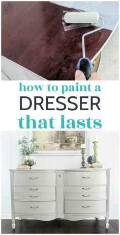 how to paint a dresser that lasts