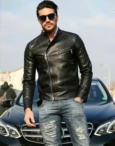 #ad Great shopping ideas for Men Black Nappa Pure Leather Biker Jacket Lambskin All Size's S M L XL 2XL 3XL, Fashion Mens Clothing Leather Jacket Outfit Men, Celebrities Leather Jacket, Leather Jacket Men Style, Black Leather Biker Jacket, Mens Fashion Edgy, Lambskin Leather Jacket, Men's Leather Jacket, Herren Outfit, Real Leather Jacket