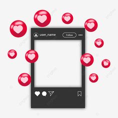 a cell phone with hearts coming out of the screen, mobile phone, love png and psd