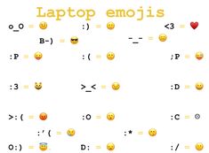 the emojs are arranged in different ways