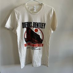 Dierks Bentley Red Rocks Amphitheater Concert Tee Gravel And Gold Tour 2023 Never Worn White Fitted T-shirt For Concert, Graphic Tee For Concerts, Soft-washed, Pink Band Merch T-shirt For Concert, Concert Band Merch Relaxed Fit T-shirt, Vintage Pre-shrunk T-shirt For Concert, Vintage Concert Tee, Red Rocks Amphitheater, Yellowstone T Shirts, Dierks Bentley