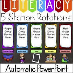 an interactive station for children to use with their teacher's name and number cards