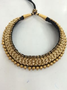 Addige Necklace, Tussi Necklace, Indian Traditional Jewellery, Gowns Indian, Jadau Jewellery, Saree Indian Wedding, Lehengas Wedding, Saree Kanchipuram