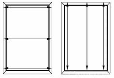 the measurements for an open window