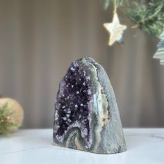 This is a unique Amethyst with unusual druzy cave formations on one side. The stone you will receive is the exact one as in the picture. ✧ MEASURES: Width: 4.5 in x Height: 4.5 in. Weight 1.7 lb (784 gr) Large Amethyst Geodes As Gifts, Large Amethyst Geode Stone As A Gift, Amethyst Geodes Gemstone Gift, Amethyst Geodes Raw Stone As Gift, Large Amethyst Geode As Gift, Amethyst Raw Stone Geodes As Gifts, Purple Natural Stones Geodes As A Gift, Amethyst Geode Raw Stone Gift, Unique Amethyst Geodes As Gift