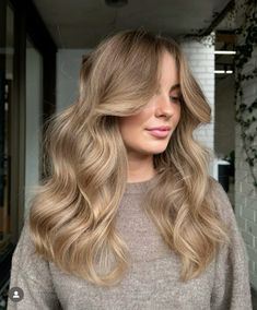 Credit to instagram account ashjeffery_edwardsandco Soft Autumn Blonde Hair, Teddy Blonde, Teddy Bear Blonde Hair, Teddy Blonde Hair, Teddy Bear Blonde, Warm Blonde Hair, Beige Blonde Hair, Rambut Brunette, Fall Blonde Hair