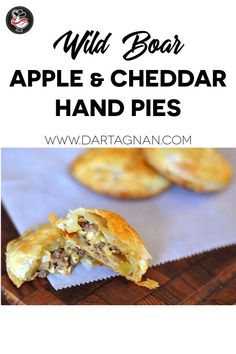 This easy recipe for pocket pastry stuffed with savory wild boar sausage, sautéed apple, and cheddar cheese is great for a party or hearty snack. Oyster Cracker Recipe, Heart Snacks, Chopped Challenge, Viking Feast, Boar Recipes, Savory Hand Pies Recipes, Geek Recipes, Apple And Cheddar, Wild Boar Recipes