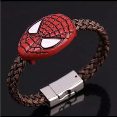 Unbranded Spider-Man Bracelet This Will Fit Up To A 9in Wrist. Brand New Without Tags. It Also Has A Magnetic Closure Great For Your Super Hero Enthusiast! Please Ask Any Questions U Might Have! Casual Red Metal Jewelry, Adjustable Red Bracelets, Red Bangle Bracelet For Fashion Accessory, Trendy Red Wristband For Gift, Trendy Red Adjustable Leather Bracelet, Casual Red Leather Bracelet As Gift, Casual Red Bracelet, Spider Man Bracelet, Man Bracelet