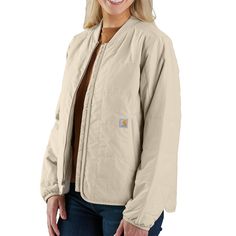 PRICES MAY VARY. Durable water repellent (DWR) makes rain bead up and roll off 60g insulation Sherpa lining for extra warmth in upper body Comfort Rib Collar Vented side hem for increased mobility Carhartt Womens, Safety Clothing, Carhartt Women, Work Safety, Upper Body, Repellent, Water Repellent, Insulation, Loose Fitting