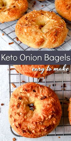 the keto onion bagels are easy to make